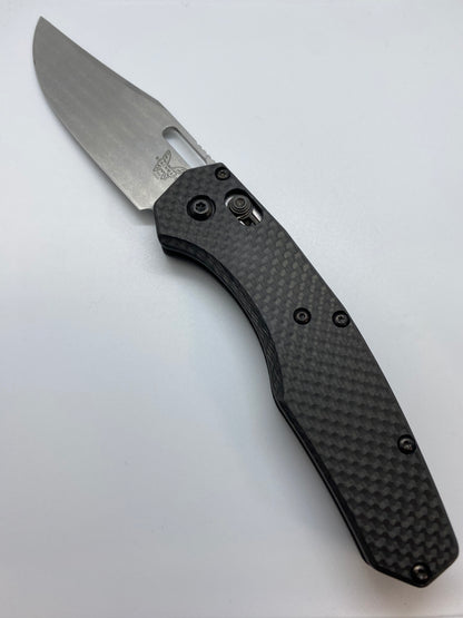 BENCHMADE TAGGEDOUT SCALES - CARBON FIBER